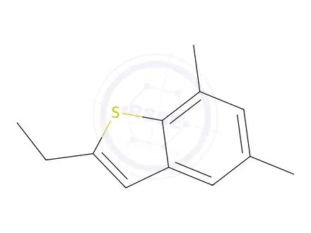 Chemical structure of 2-Ethyl-5,7-dimethylbenzo[b]thiophene