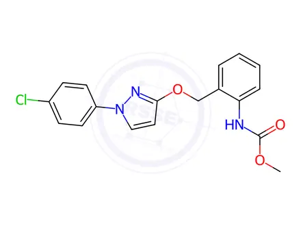 Chemical structure of Pyraclostrobin-desmethoxy