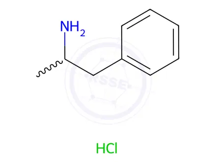 Chemical structure of rac Amphetamine Hydrochloride
