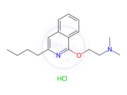 Chemical structure of Dimethisoquin hydrochloride