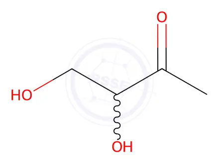 Chemical structure of 3,4-dihydroxybutan-2-one