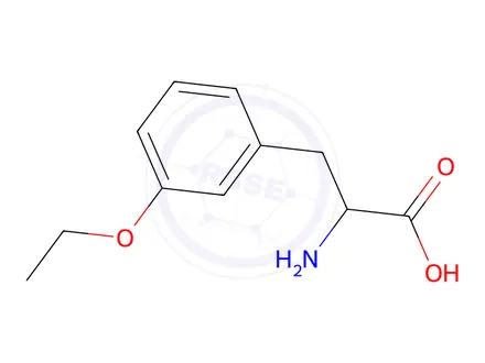 Chemical structure of 2-Amino-3-(3-ethoxyphenyl)propanoic acid