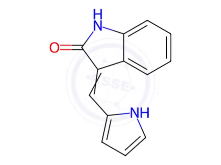 Chemical structure of Semaxanib Impurity 114