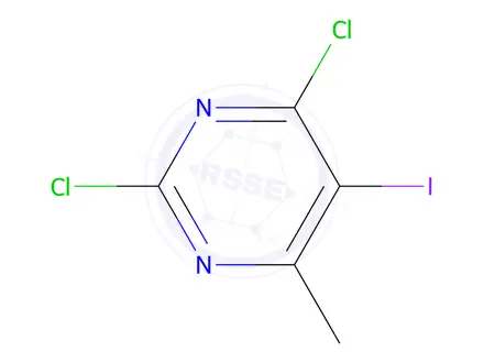 Chemical structure of 2,4-Dichloro-5-iodo-6-methylpyrimidine