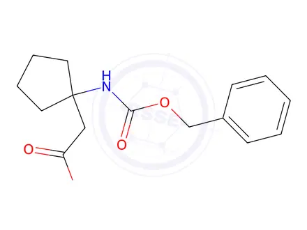 Chemical structure of 2-(1-(((Benzyloxy)carbonyl)amino)cyclopentyl)acetic acid