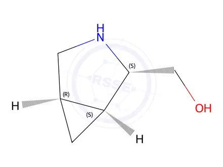 Chemical structure of (1S,2S,5R)-rel-3-azabicyclo[3.1.0]hexan-2-ylmethanol hydrochloride