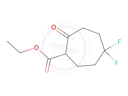 Chemical structure of Ethyl 5,5-difluoro-2-oxocycloheptane-1-carboxylate