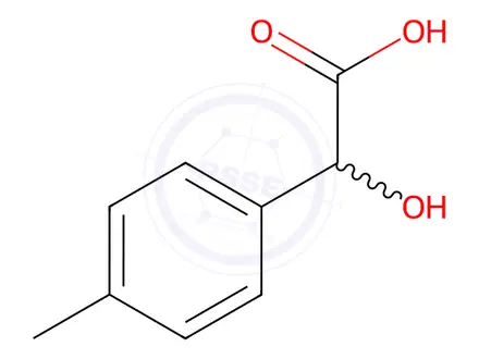 Chemical structure of 2-Hydroxy-2-(4-methylphenyl)acetic acid