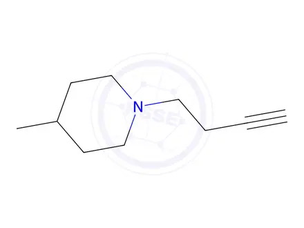 Chemical structure of 1-(But-3-yn-1-yl)-4-methylpiperidine