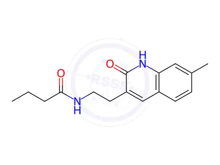 Chemical structure of N-(2-(7-Methyl-2-oxo-1,2-dihydroquinolin-3-yl)ethyl)butyramide