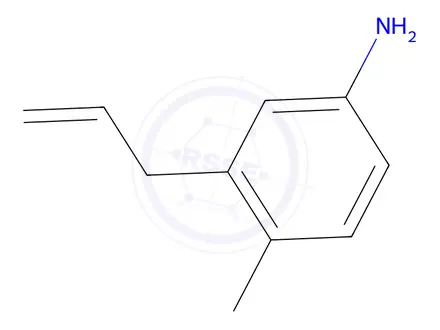 Chemical structure of 3-Allyl-4-methylaniline