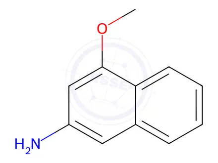 Chemical structure of 4-Methoxy-2-naphthylamine
