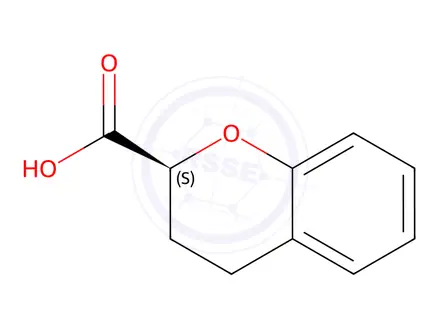 Chemical structure of (2S)-Chroman-2-carboxylic Acid