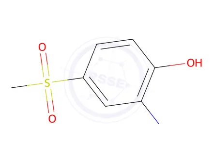 Chemical structure of 3-Amino-4-hydroxyphenyl methyl sulfone