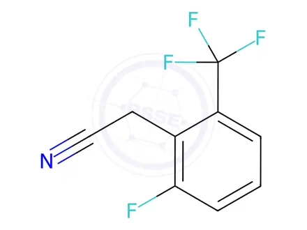 Chemical structure of 2-Fluoro-6-trifluoromethylbenzyl Cyanide