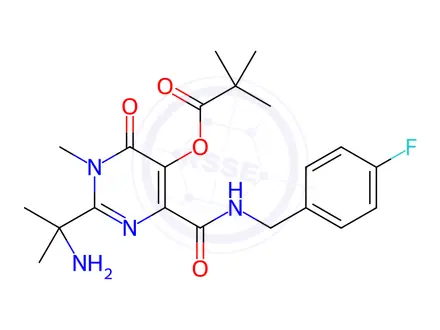 Chemical structure of Raltegravir Impurity