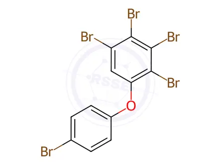 Chemical structure of 2,3,4,4',5-Pentabromodiphenyl Ether