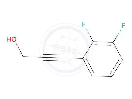 Chemical structure of 3-(2,3-Difluorophenyl)prop-2-yn-1-ol