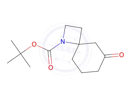 Chemical structure of Tert-butyl 6-oxo-1-azaspiro[3.5]Nonane-1-carboxylate