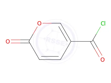 Chemical structure of 2-OXO-2H-PYRAN-5-CARBONYL CHLORIDE