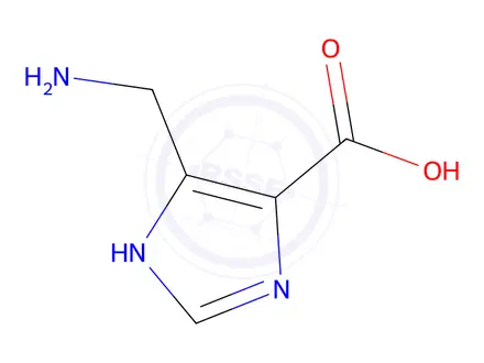 Chemical structure of 4-(Aminomethyl)-1H-imidazole-5-carboxylic acid