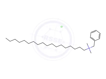 Chemical structure of Stearyldimethylbenzylammonium chloride