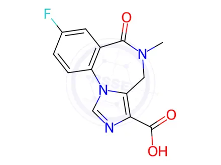Chemical structure of Flumazenil EP Impurity A