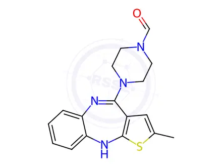 Chemical structure of N-Demethyl-N-formylolanzapine