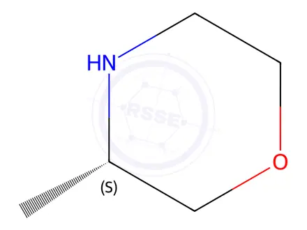 Chemical structure of (S)-3-Methyl Morpholine