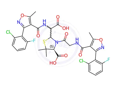Chemical structure of Flucloxacillin EP Impurity H