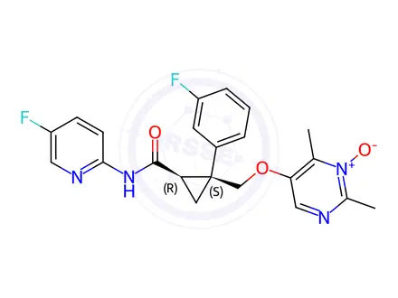 Chemical structure of Lemborexant Metabolite M10