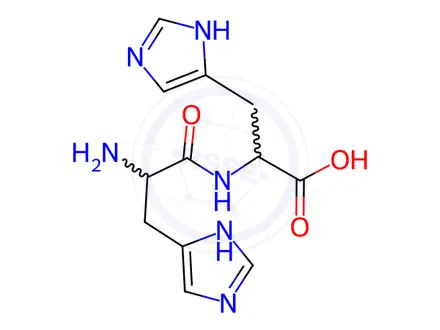 Chemical structure of Histidine Impurity 40