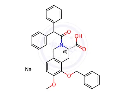 Chemical structure of Olodanrigan Sodium Salt