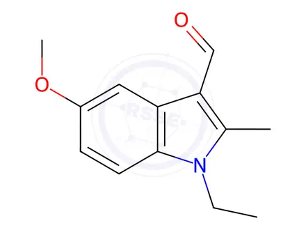 Chemical structure of 1-ETHYL-5-METHOXY-2-METHYL-1H-INDOLE-3-CARBALDEHYDE