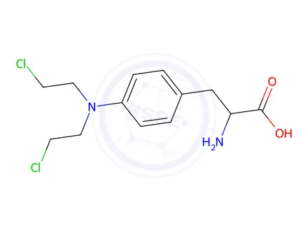 Chemical structure of Melphalan DL-isomer