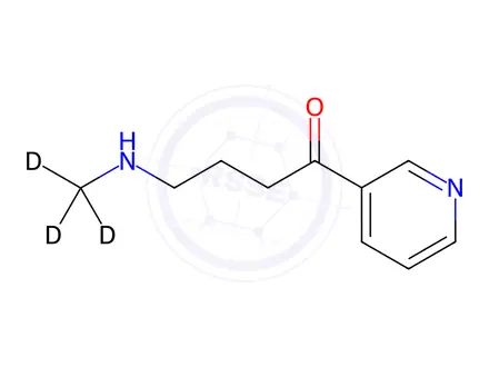 Chemical structure of Nicotine Impurity-d3