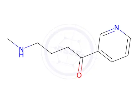 Chemical structure of 4-(Methylamino)-1-(3-pyridyl)-1-butanone Dihydrochloride