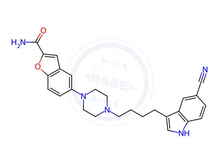 Chemical structure of Vilazodone