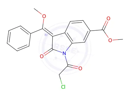 Chemical structure of Nintedanib Impurity 53