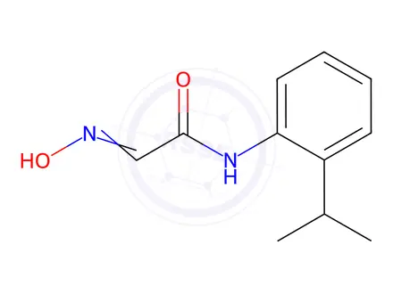 Chemical structure of Acetamide, 2-(hydroxyimino)-N-[2-(1-methylethyl)phenyl]-