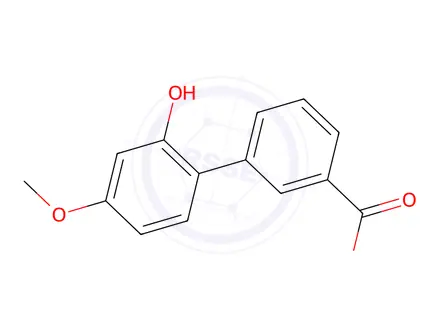 Chemical structure of 2-Hydroxy-4-methoxybiphenyl-3-carboxylic acid