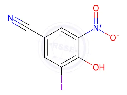 Chemical structure of Nitroxynil