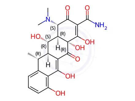 Chemical structure of Doxycycline