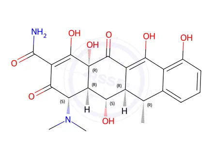 Chemical structure of Doxycycline