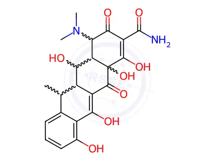 Chemical structure of Methacycline Hydrochloride Impurity 17