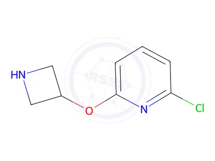 Chemical structure of 2-(Azetidin-3-yloxy)-6-chloropyridine