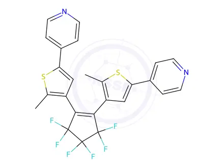 Chemical structure of 4,4'-[(3,3,4,4,5,5-Hexafluoro-1-cyclopentene-1,2-diyl)bis(5-methyl-4,2-thiophenediyl)]bis[pyridine]