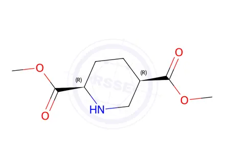 Chemical structure of rel-Dimethyl (2R,5R)-piperidine-2,5-dicarboxylate