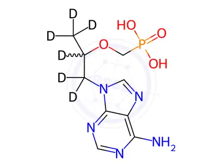 Chemical structure of Tenofovir-d6