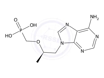 Chemical structure of Tenofovir